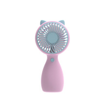 (Vaaleanpunainen) Virtalataus Usb Ihana Mini Handheld Style Tuuletin Vahva tuulivoima Design