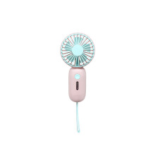 (Pink) Kädessä pidettävä uusi tuuletin Usb-lataus Mini Macaron Pieni Tuuletin Pieni Tasku Pi
