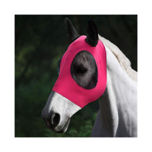 (RoseRed) Hevosmaskit Anti-Flyworm Hengittävä Joustava Neulottu + Mesh Anti Mosquito Protect