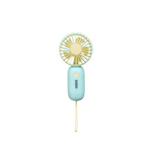 (Vihreä) Kädessä pidettävä uusi tuuletin Usb-lataus Mini Macaron Pieni Tuuletin Pieni Tasku P