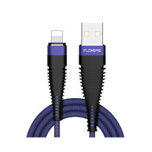(Blue, 2M) For Usb Lightning Charger Charging Data Sync Cable For 8 7 6s 6 Cable X 5