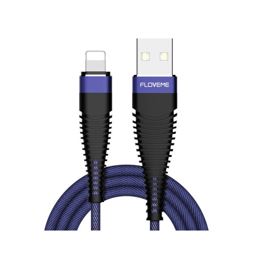 (Blue, 2M) For Usb Lightning Charger Charging Data Sync Cable For 8 7 6s 6 Cable X 5