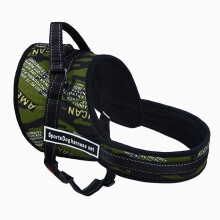 (M, Army Green) No-pull koiran valjaat Outdoor Adventure Lemmikkiliivi pehmustettu kahva - Pieni - Erittäin