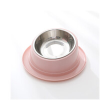 (Rosa) Cuenco antihormigas para gatos con diseño inclinado que mejora la alimentación, la salud y la digestión.