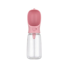 (Pink-550ML) Lemmikkikoiran vesipullo juomakuppi ulkokäyttöön kannettava