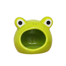 (Greenfrog) Casa de cerámica para hámster con refrescantes opciones de colores para dormir.