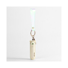 (Skin) Avaimenperä Värikäs Animal Mini USB -tuuletin muoviterät Sisäänrakennettu yövalo
