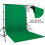 (Vihreä, 160*200cm/5.2*6.6Ft) Valokuvaustausta Sileä Muslin Screen Chromakey 1