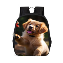 Mochila elegante para perros de 15 pulgadas, gran volumen, ligera, de tela Oxford para la escuela