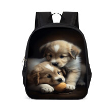Mochila elegante para perros de 15 pulgadas, de gran volumen y tela Oxford ligera para la escuela.