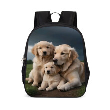 Mochila elegante para perros de 15 pulgadas, gran volumen, ligera, de tela Oxford para la escuela