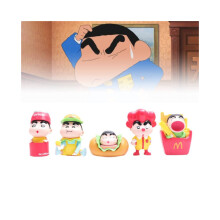 Chan Shin Crayon McDonalds 5 kpl Teemalla hampurilaisia perunoita juomalelu lasten lahjat