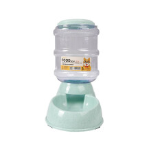 (Dispositivo de alimentación verde) Alimentador automático de agua para mascotas, plástico, gran capacidad, para