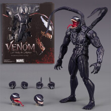 (SHF Venom)Hasbro Venom The Last Dance Venom vs Spider-Man Venom 3 Actionfigur SHF Spielzeugmodell Puppe