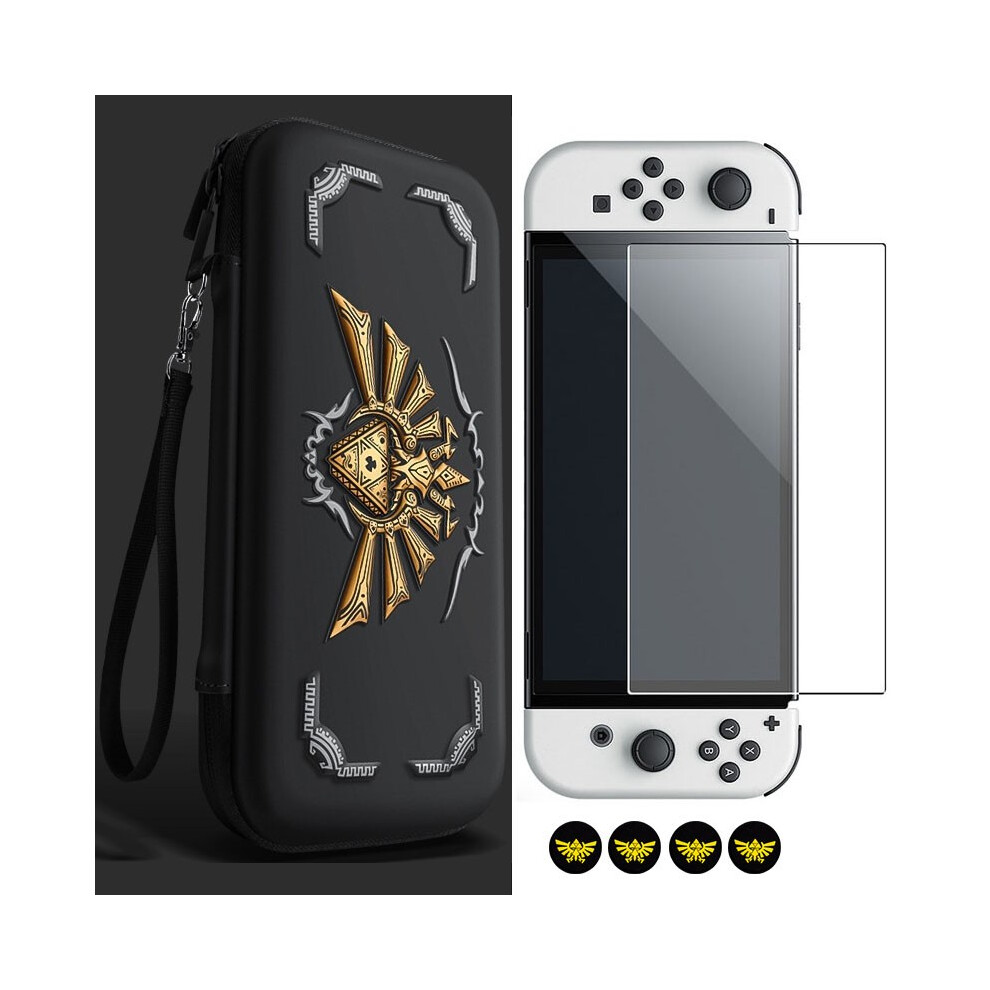 (Switch OLED Pack) Für Nintendo Switch/Switch OLED Konsole, Aufbewahrungstasche, Spielthema für Zelda