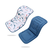 (Rot) Kinderwagen-Sitzauflage für Baby-Kinderwagen, Auto-Wagen, Stuhlmatte, Kinder-Trolley-Matratze,