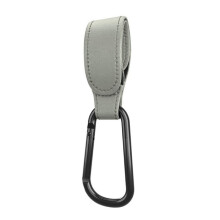 (Grau) Praktische Kinderwagen-Haken-Clips, Kinderwagen-Zubehör, Karabiner aus Aluminiumlegierung zum