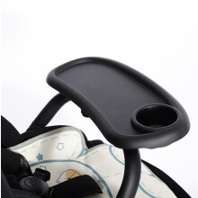 (schwarz)Baby Kinderwagen Abendessen Tisch Tablett Kinderwagen Wagen Zubehör Platte Handauflage Gericht