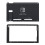 (C)Schwarze hintere hintere Abdeckung Ersatzgehäuse Shell Case Bottom für Nintendo Switch Backplate 1