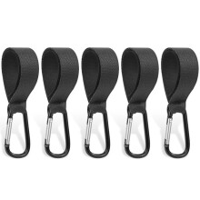 (5 stücke) Baby Kinderwagen Haken Clip Aluminium Legierung Karabiner Warenkorb Organizer Windel Tasche
