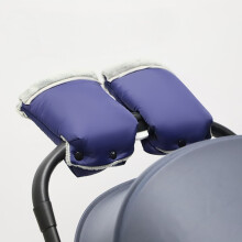 (Blau) 2 Stück Winter warme Kinderwagen-Handschuhe, wasserdichte Handschuhe, Kinderwagen-Zubehör, Kinderwagen-Handschuh,