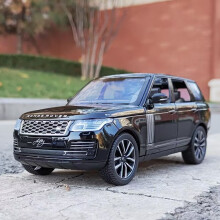 (Zwart) 1/32 Range Rover Sport SUV Legering Model Auto Diecasts Metalen Terreinwagens Auto Model Simulatie Geluid