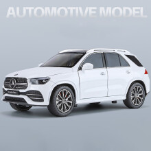 (Wit) 1:24 Benz GLE350 GLE SUV Legering Model Auto Speelgoed Diecasts Metal Casting Geluid en Licht Auto Speelgoed