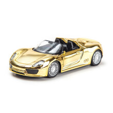 (4) 1/32 Racewagen Legering Model Zeldzame Trek Gouden Auto Model Voor Jongen Verjaardagscadeau Kerst Kinderen