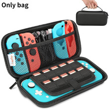 (Schwarz) Tragetasche kompatibel mit Nintendo Switch Lite, tragbare Nintendo Switch Lite-Tasche für