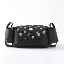 (Sternenhimmel) Kinderwagen-Tasche, Kinderwagen-Organizer, Baby-Zubehör, Getränkehalter, Abdeckung für
