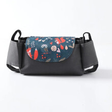 (Tierwald) Kinderwagen-Tasche, Kinderwagen-Organizer, Baby-Zubehör, Getränkehalter, Abdeckung für Neugeborene,