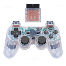 (Weiß)Wireless Controller Für PS2/PS1 Gamepad Dual Vibration Shock Für Sony Playstation 2 Joypad Joystick
