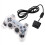 (Weiß) Für PS2 Wired Game Controller Gamepad Double Vibration Clear Controller Gamepad Joypad für Sony 1