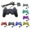 (Weiß) Für PS2 Wired Game Controller Gamepad Double Vibration Clear Controller Gamepad Joypad für Sony 2