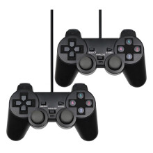 (2 Stück) Wired USB PC Game Controller Gamepad für WinXP/Win7/8/10 Joypad für PC Windows Computer Laptop