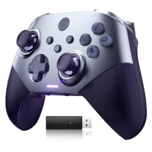 (X10 Lila)EasySMX X10 Hall-Effekt-Controller (keine Drift, keine Totzone), kabelloser Bluetooth-Controller