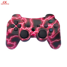 (Roter Blitz)Wireless Game Controller für PS3 Gamepad für Double Shock 3 Bluetooth-4.0 Joystick für