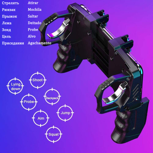 (Stil B) PUBG-Controller-Steuerung für Telefon, Gamepad, Joystick, Android, iPhone, Trigger, Free Fire 2