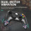 (XBOX 360 Wireless) Kabelloser/kabelgebundener Controller für Xbox 360 Gamecontroller mit Dual-Vibration 3