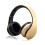 (Oro) Auricolare stereo Bluetooth wireless pieghevole per Samsung 1