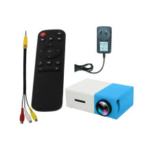 (Azul AU) Proyector 4k Mini Cine en Casa Cine Smart TV Reino Unido Proyector LED Multimedia