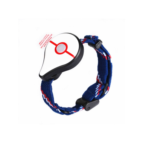 (Blanco) Pulsera inteligente digital con Bluetooth y captura automática de Pokémon Go Plus