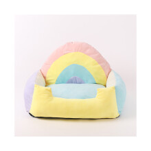 Uudet All Seasons Rainbow Style Vuodesohva Pehmeät Mukavat Kissanpesä Lemmikkituotteet