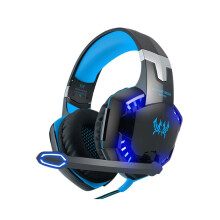 (Sininen) 35 mm pelikuulokkeet Mic Led kuulokkeet PC kannettavalle Ps4 Slim Pro Xbox One S X