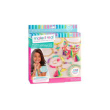 Pulseras para niñas oro/neón 180 piezas