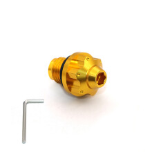(Gold) Motorradzubehör Getriebeöltankdeckel-Abdeckungsschraube für Yamaha XMAX 125 250 300 400 XMAX250