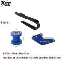 (8 mm G) Motorrad-Schwingenschutz, Kettenschieber, hintere Abdeckung, Kettenschutz, Führungsrolle, Radschutz-Set,