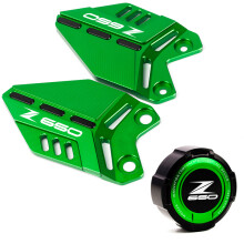 (Wie Bild 4) Z 650 Fersenschutz schützt Kit für Kawasaki Z650 Ninja650 2017 2018 2019 2020 2021 2022