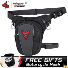 (11-MC-0105 RD) Wasserdichte Drop-Taille-Beintasche, Oberschenkelgürtel, Hüfte, Bum, Motorrad-Bein-Seitentasche,