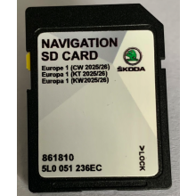 SKODA AMUNDSEN 2 DISCOVER MEDIA AS V21 MIB2 2025/26 SAT NAV MAP SD UK